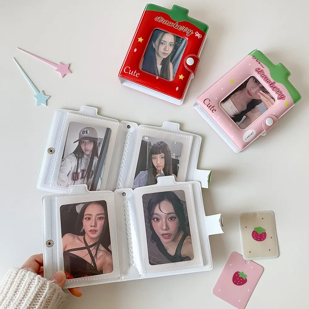 Kawaii Strawberry K-pop Photocard Binder