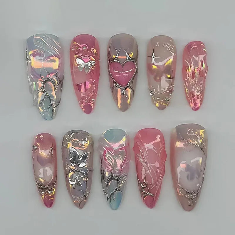 Aespa Core Aesthetic Inspired Press-on Nails