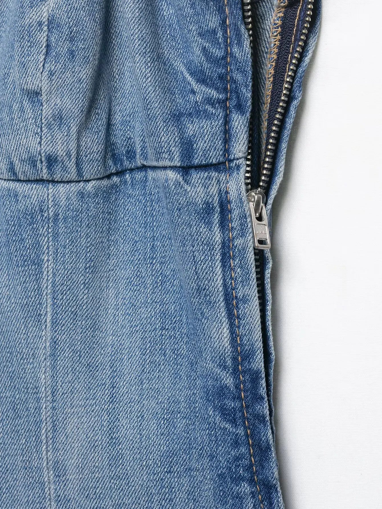 Casual Retro Style Heart Collar Denim Mini Dress Women Sleeveless Slimming Waist Strapless A-Line Skirt Summer Spring Streetwear