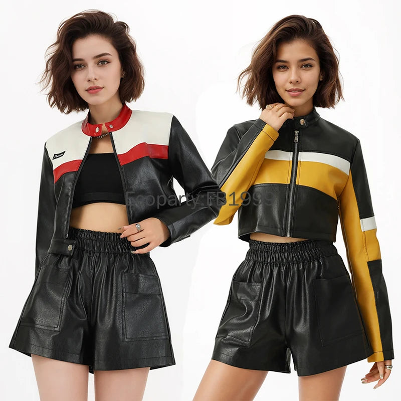Leather Biker Jacket | Meri