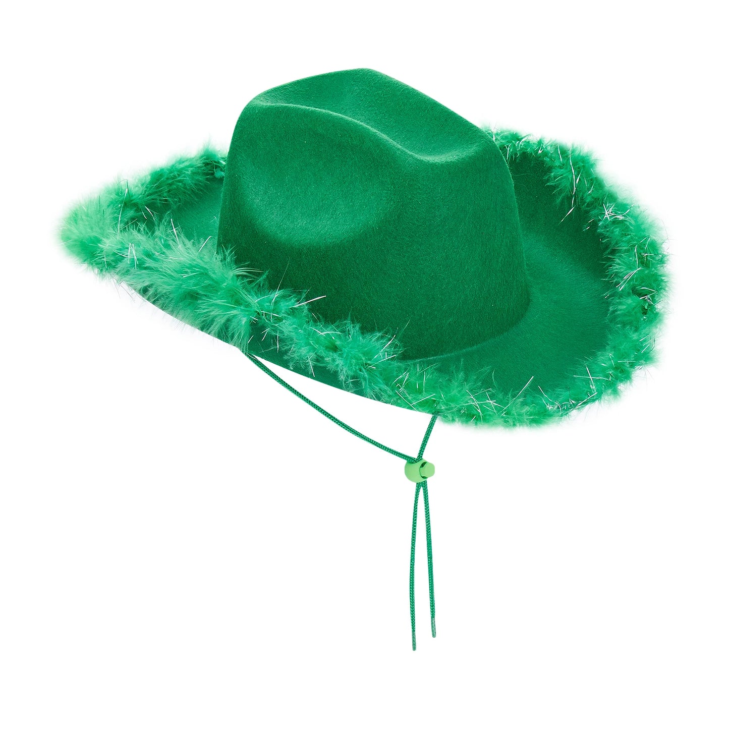 Wide Brim Furry Trim Cowboy Hat | Inspired by Zeynep Oktay