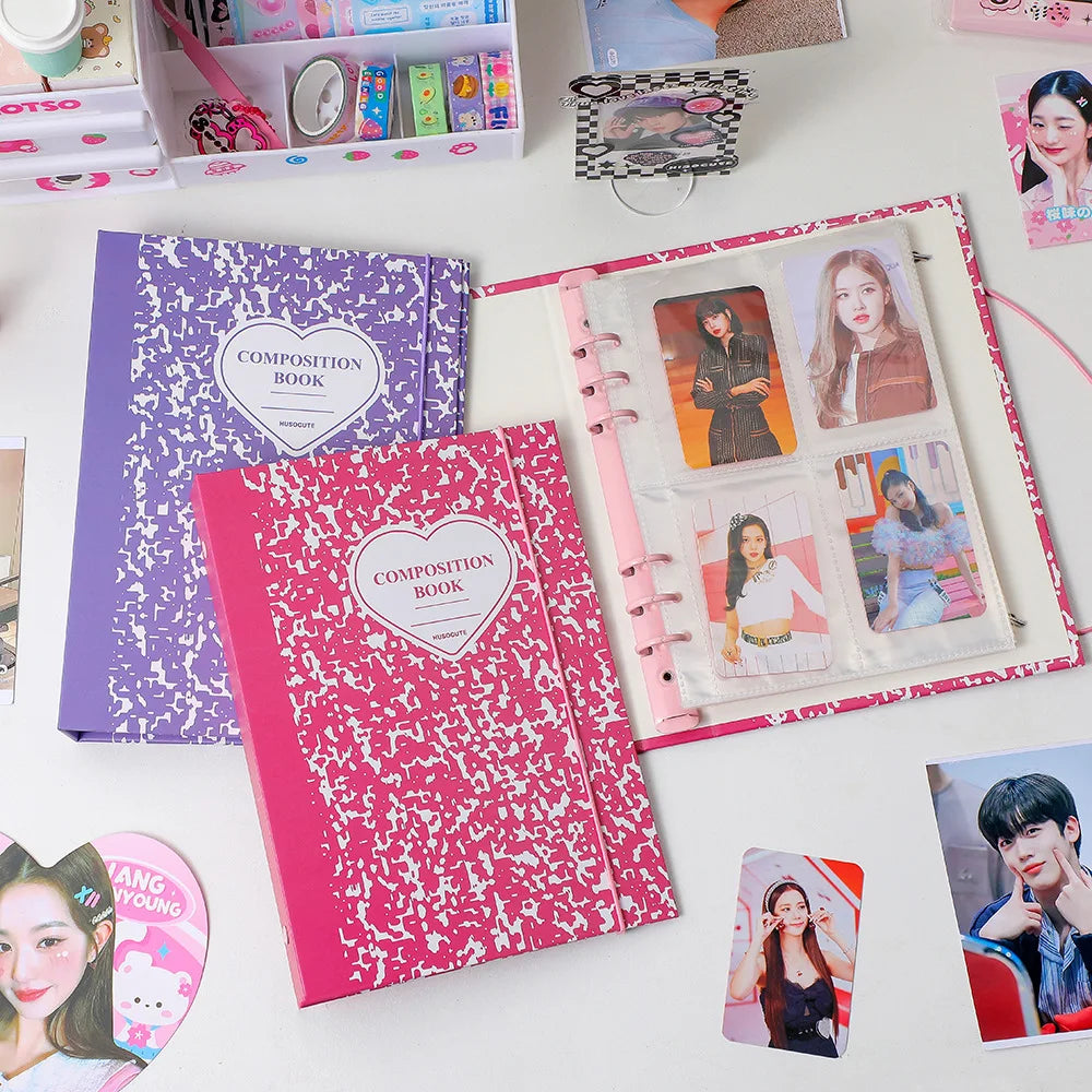 A5 Cartoon Photobook Album Binder Photos or Cards Stickers Photocard Book Instax Mini Scrapbooking Scrap Book Album