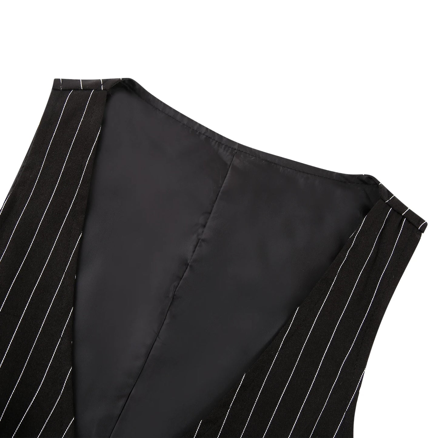 Captivating Women's New Sexy Y2k Female Waistcoat, Solid Color Striped V-Neck Sleeveless Tops Blouse Vest for Summer Dailywear