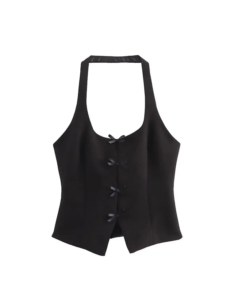 Halter Top Women Off Shoulder Top Female Backless Sexy Tops Woman Bustier Tops