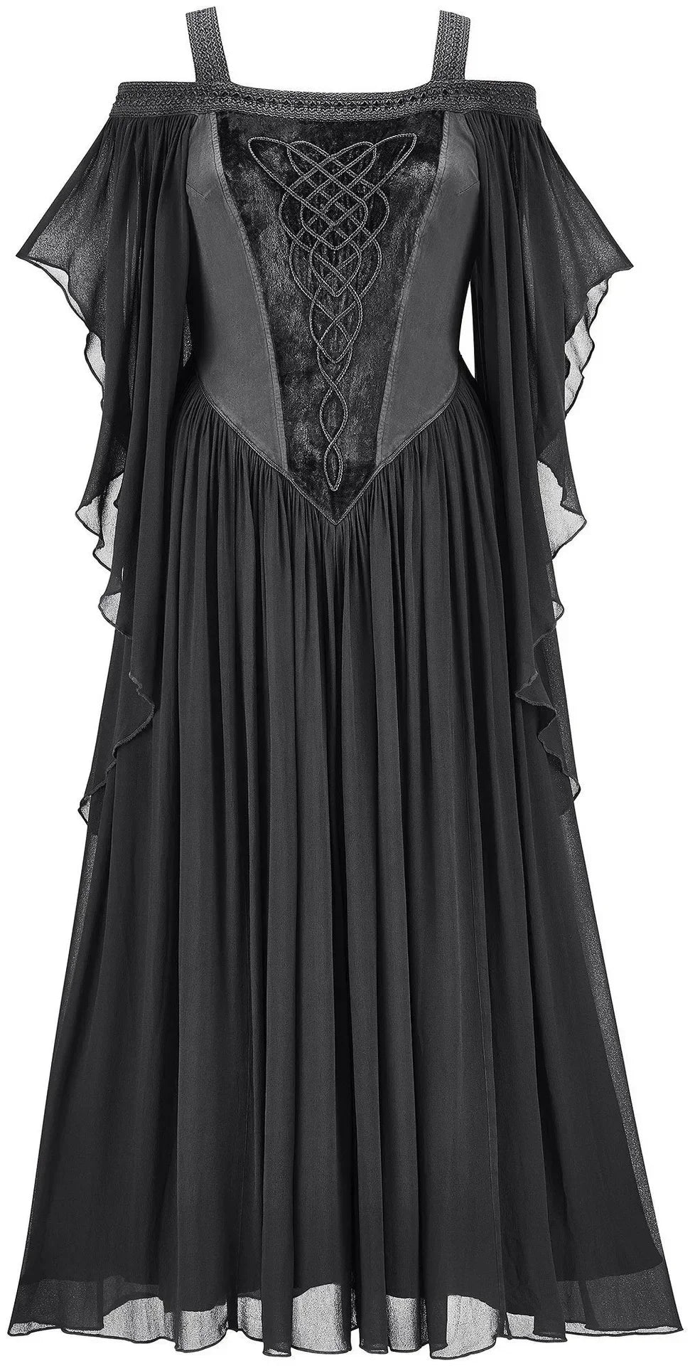 Medieval Punk Elf Dress Cosplay Halloween Costumes Women Palace Christmas Carnival Witch Princess Victorian Gown Robe Vestido