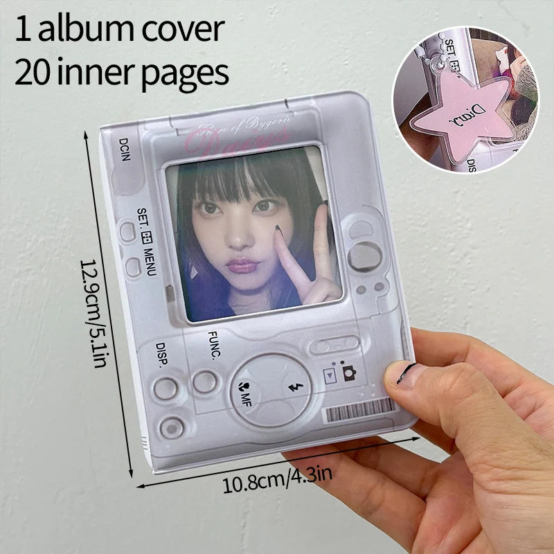 Kpop Photo Album Mini 3 Inch Album Photo Photocard Holder Idol Binder Photo Card Holder Card Collect Book Picture Protector 포토카드