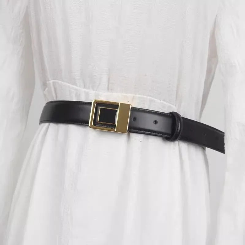 Slim PU Leather Waist Belt | Inspired by Hande Erçel