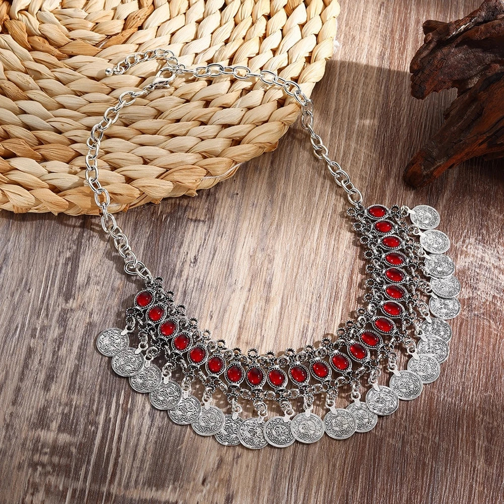 Turkish Ethnic Coin Tassel Head Chain | Inspired by Esra Bilgiç