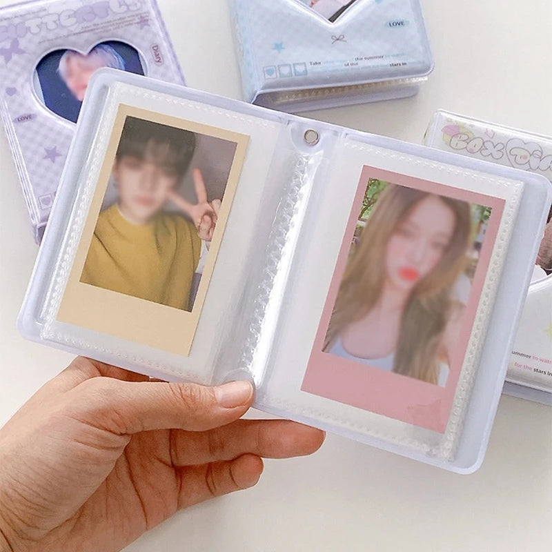 Kpop Photo Album Mini 3 Inch Album Photo Photocard Holder Idol Binder Photo Card Holder Card Collect Book Picture Protector 포토카드