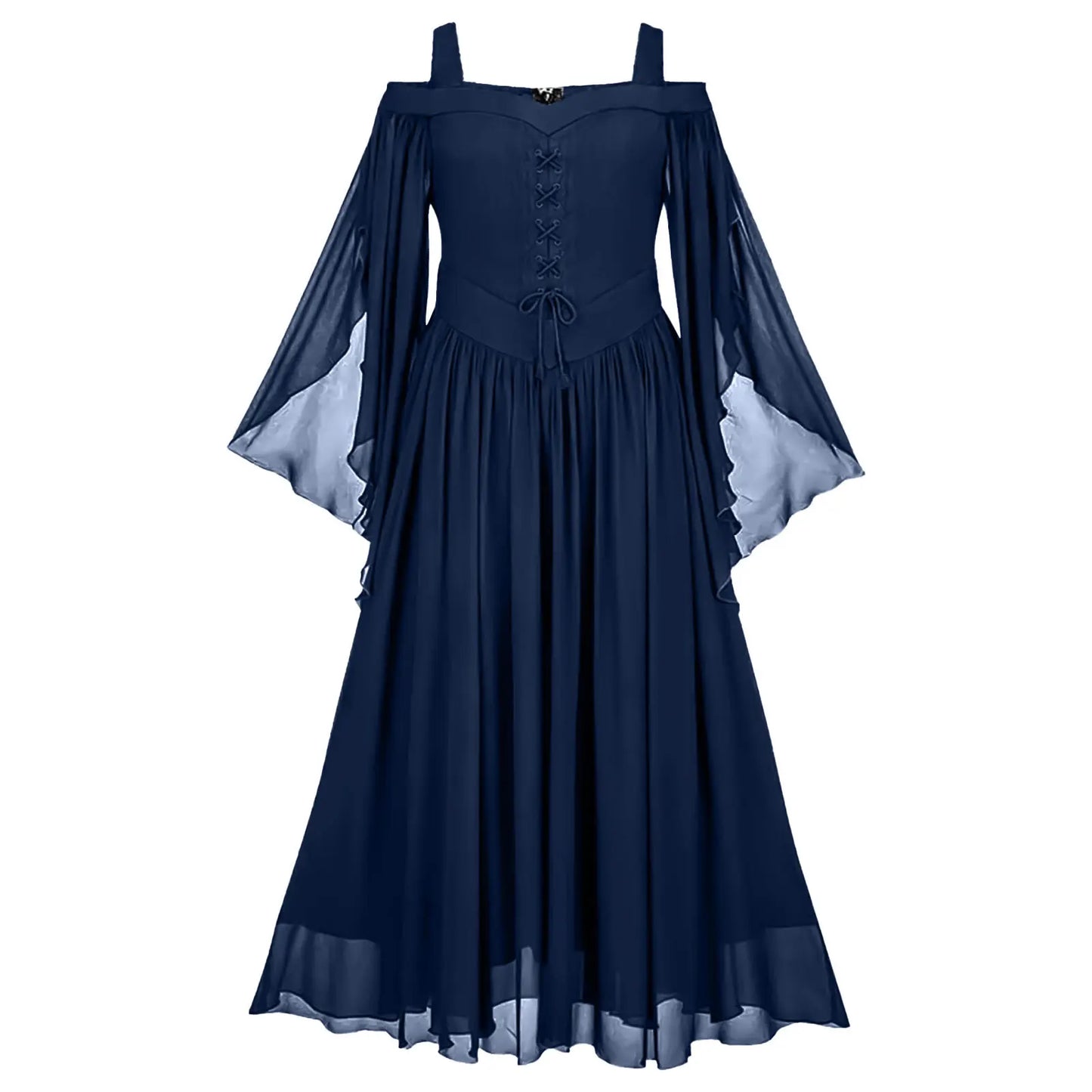 Medieval Punk Elf Dress Cosplay Halloween Costumes Women Palace Christmas Carnival Witch Princess Victorian Gown Robe Vestido