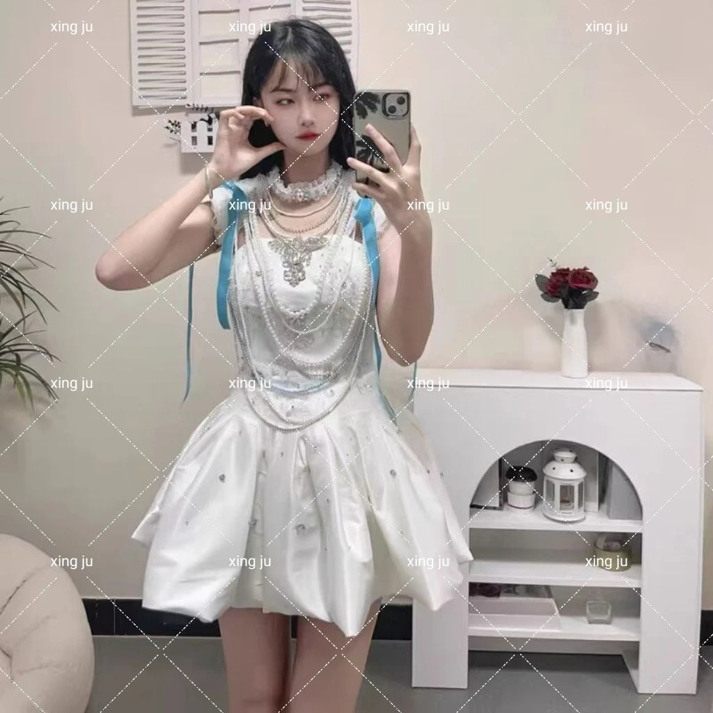 2025 New Kpop Korean Singer Stage Outfits Women Group Jazz Street Dance Wear Nightclub Girl Performance Suit Festival Party Wear