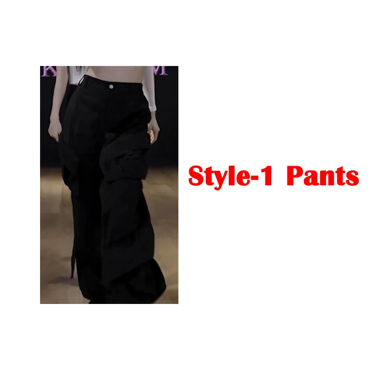 Kpop Jazz Dance Costumes For Women Adult Nightclub Female Singer Gogo Dancer Pole Dance Clothes Street Dance Clothing DWY8067