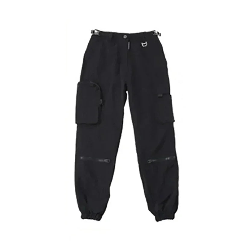 K-pop Black Street Wear Slim Cropped Vest Hoodies Dancer Outfit Jazz Stage Costume Korean Girl Group Hip-Hop Dance Pants Costume