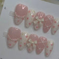 Floral Handmade Press-on Nails