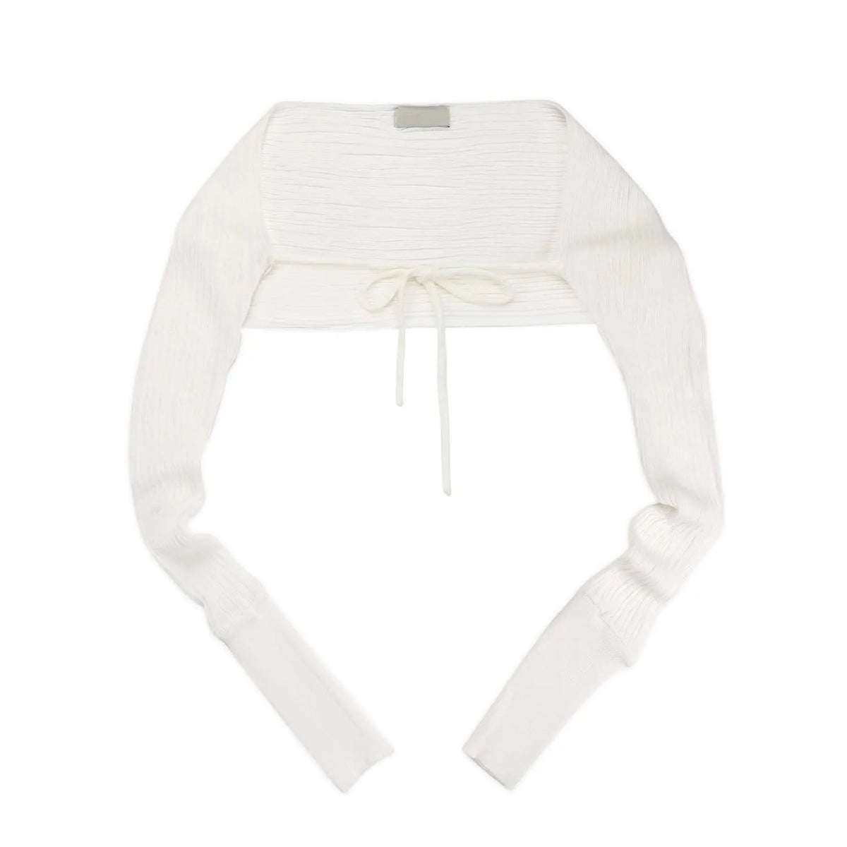 Drawstring Knit Mesh Cardigan Cover-Up | Inspired by Wonyoung