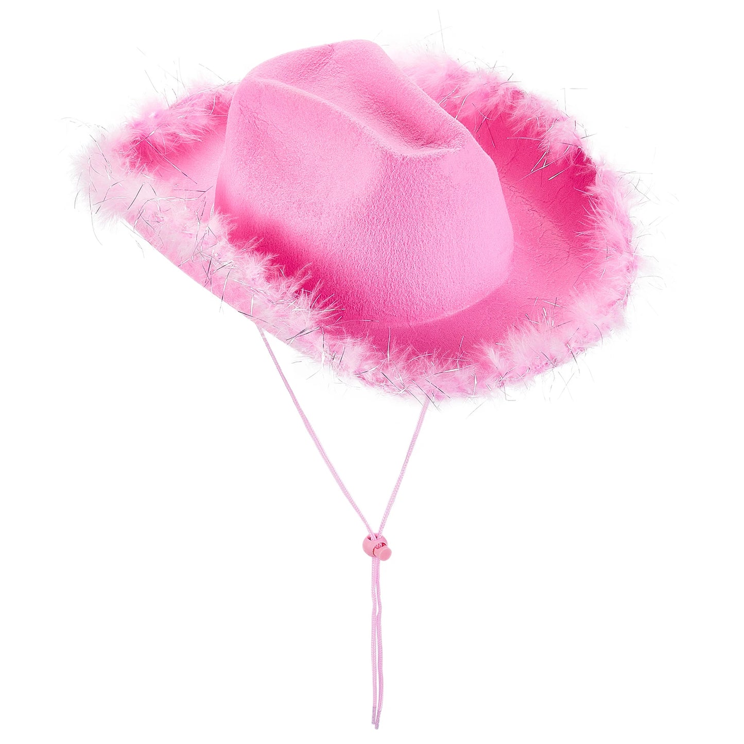 Wide Brim Furry Trim Cowboy Hat | Inspired by Zeynep Oktay