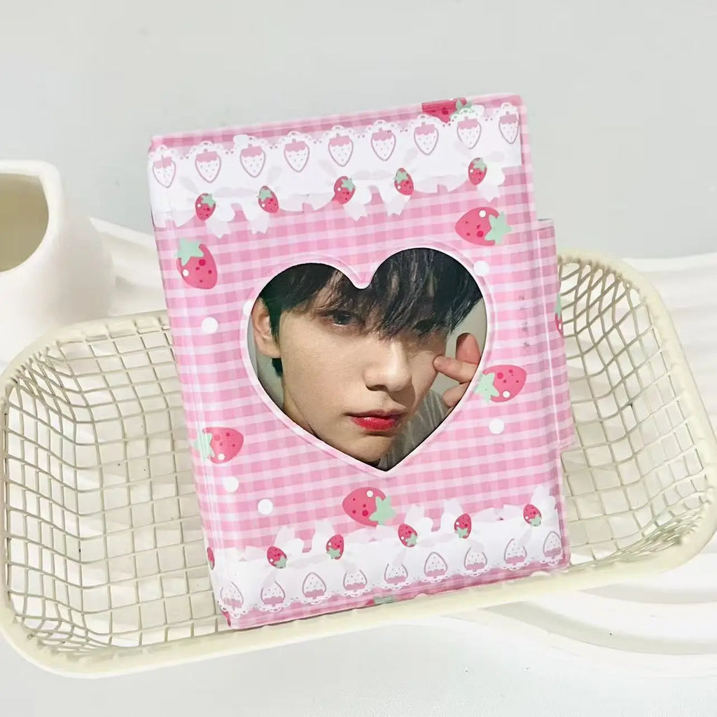 Cute Strawberry K-pop Photocard Album