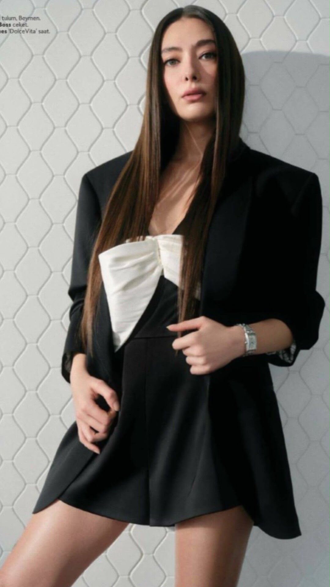2026 Summer Jumpsuit for Women Black Bow Tie High Waist Wide Leg Short Romper Elegant Sleeveless Casual Sets