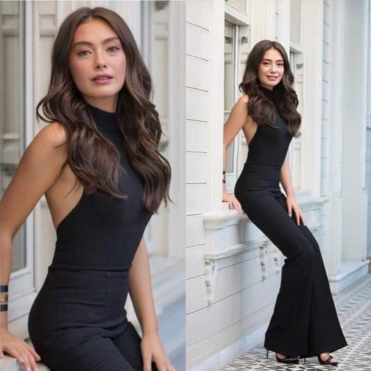 Two Piece Sets Women Pant Sets Elegant Bodycon Pants Sleeveless Matching Sets Sexy Side Irregular Tank Top Flare Leg Tracksuit