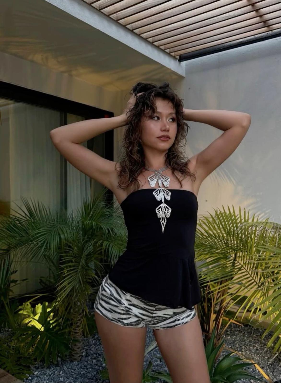 Cute Womens Zebra Print Sequin Shorts Low Waist Casual Summer Hot Short Women's Daily Summer Short Pants Y2K Streetwear