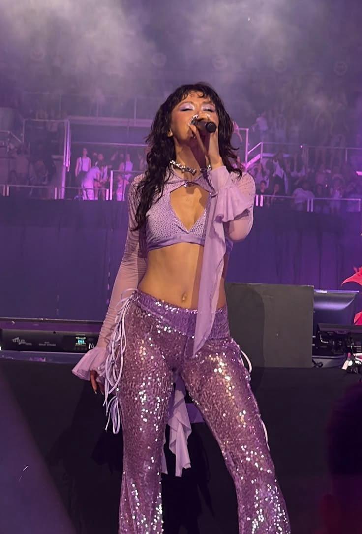 New Women Casual Sequin Sparkle Glitter Pants High Waist Flared Pants Elastic Loose Wide Disco Trousers Clubwear  Costumes
