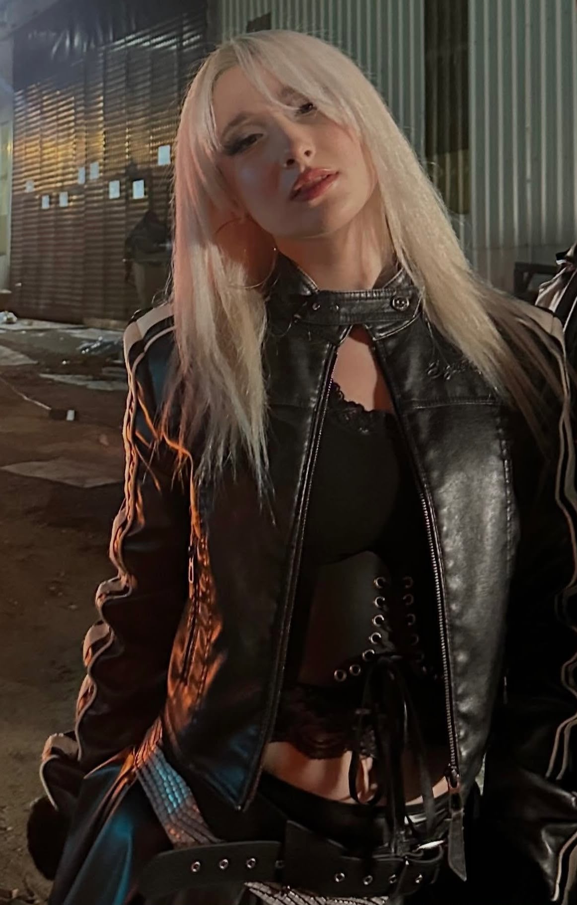 Vintage Pu Leather Jacket Women Streetwear Cropped Black Motorcycle Coats Fall Winter Y2K Harajuku Long Sleeve Short Outerwears