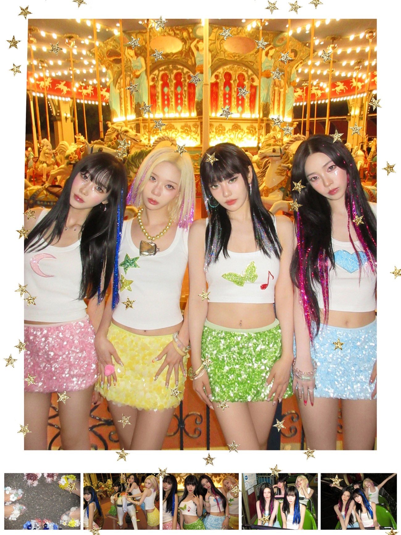 Women Fashion With Sequined Solid Side Zipper Mini Skirt Vintage High Waist Female Chic Lady Skirts
