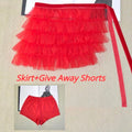 Red Flower Halter Vest & Puffy Skirt Set | Inspired by Jennie