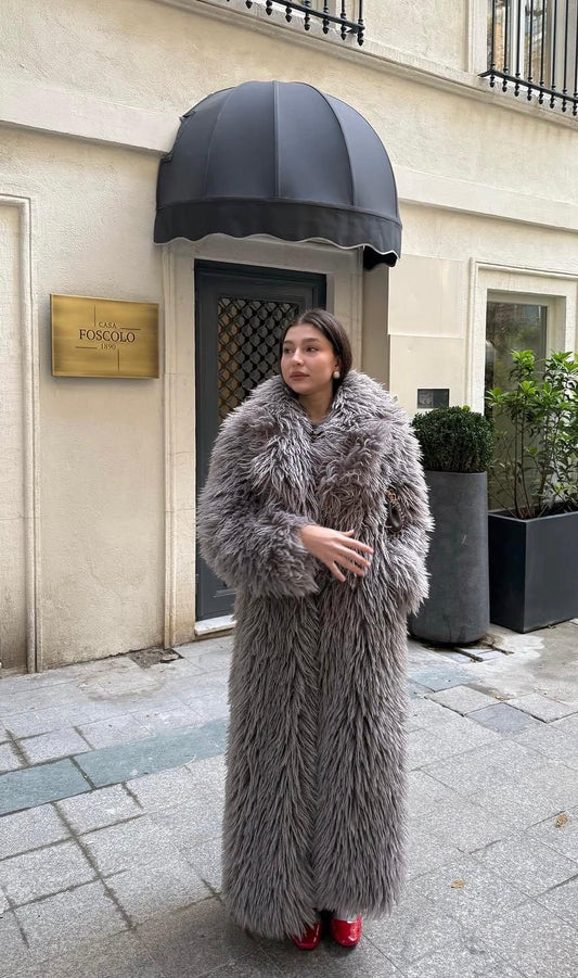 Long Faux Fur Coat | Suzy