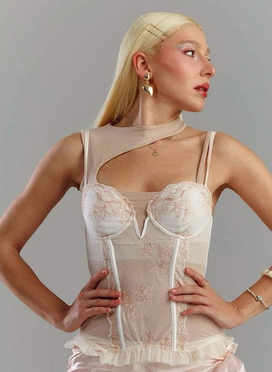 Lace Backless Camisole | Suzy