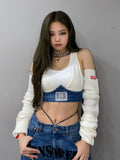 Jennie-inspired crop top styling reference